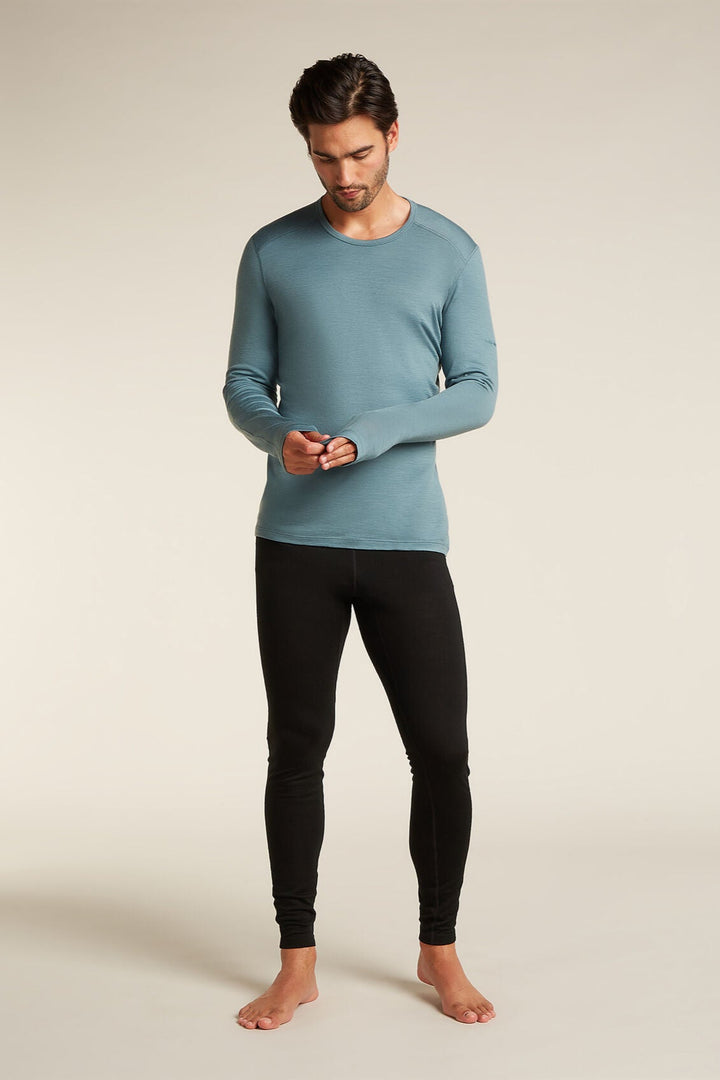 Mens 200 Oasis LS Crewe Blue Ash 104365