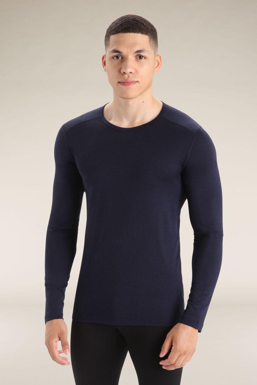 Mens 200 Oasis LS Crewe Midnight Navy 104365