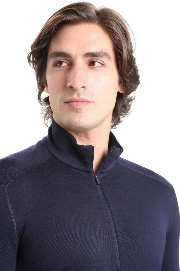 Mens Merino 260 Tech LS Half Zip Thermal Top Midnight Navy B04372