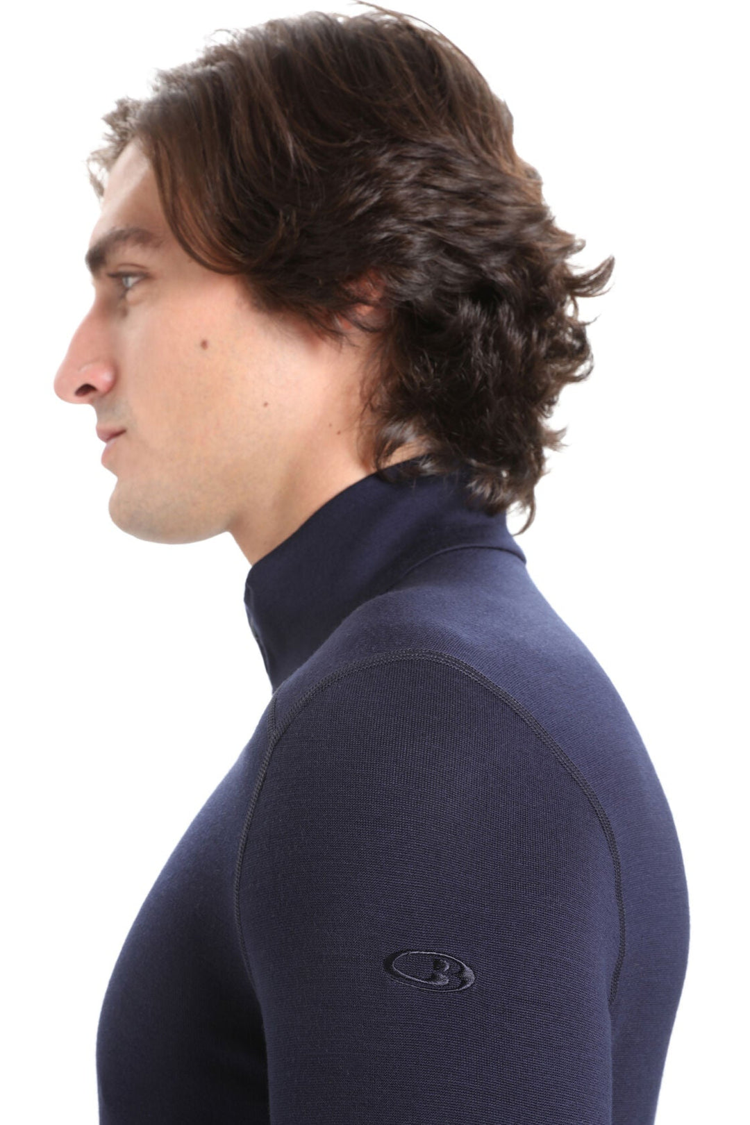 Mens Merino 260 Tech LS Half Zip Thermal Top Midnight Navy B04372