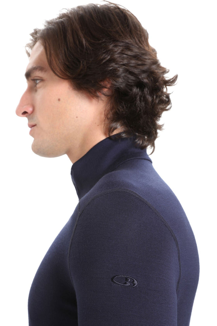 Mens Merino 260 Tech LS Half Zip Thermal Top Midnight Navy B04372