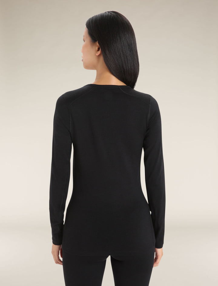 Womens 200 Oasis LS Scoop Black 104378