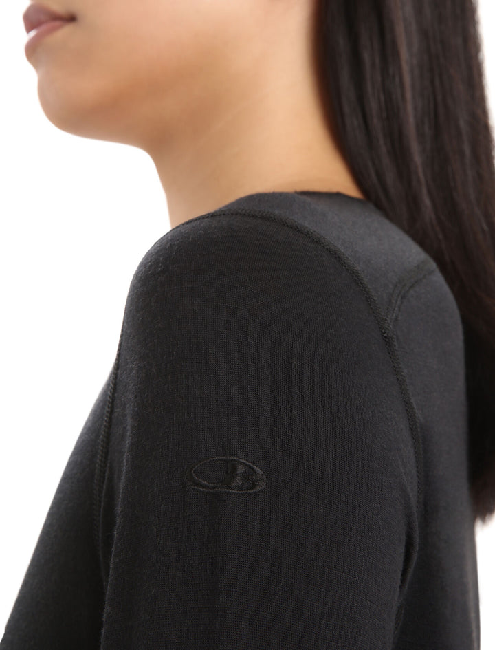 Womens 200 Oasis LS Scoop Black 104378