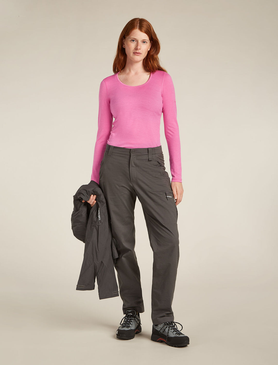 Womens 200 Oasis LS Scoop Pop 104378