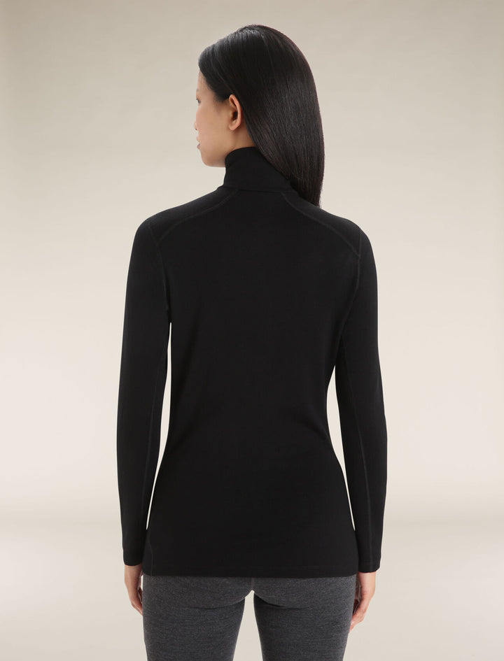 Womens 260 Tech LS Half Zip Black B04390