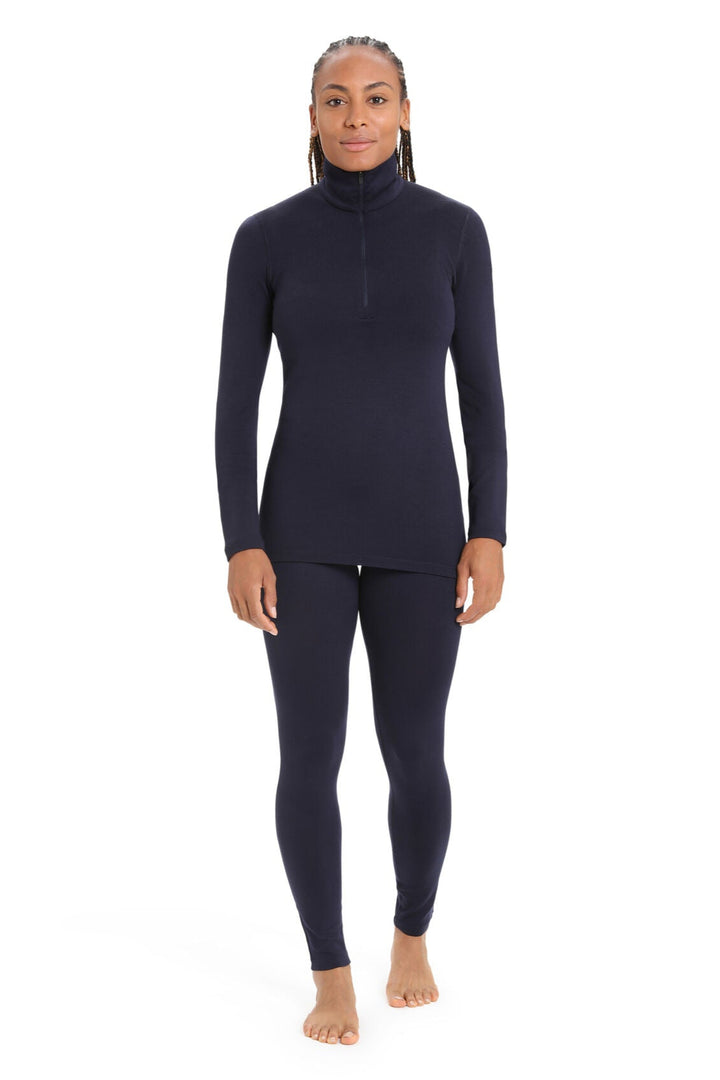Womens 260 Tech LS Half Zip Midnight Navy  B04390