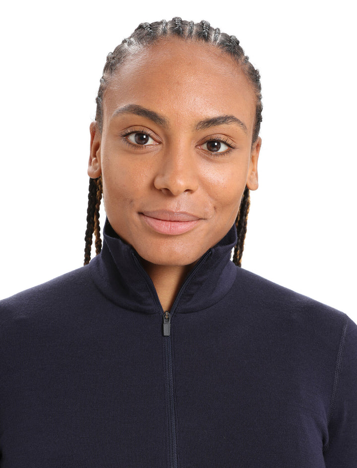 Womens 260 Tech LS Half Zip Midnight Navy  B04390