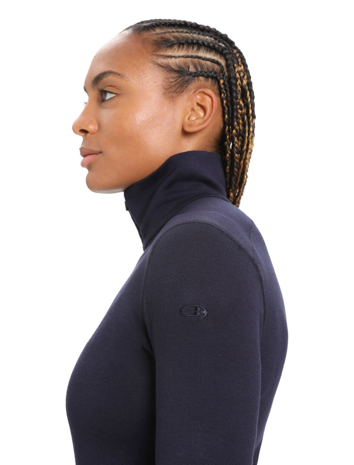 Womens 260 Tech LS Half Zip Midnight Navy  B04390