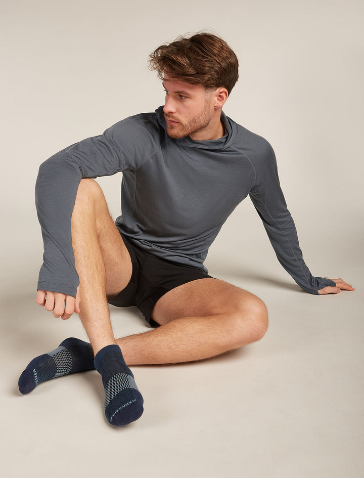 Mens Merino Multisport Light Micro Socks Abyss/Mint 105129
