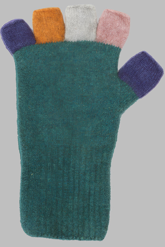 Multi Fingerless Gloves Mist NX812