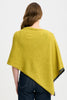 Womens Two Tone Poncho Golden Pearl/Slate 1623