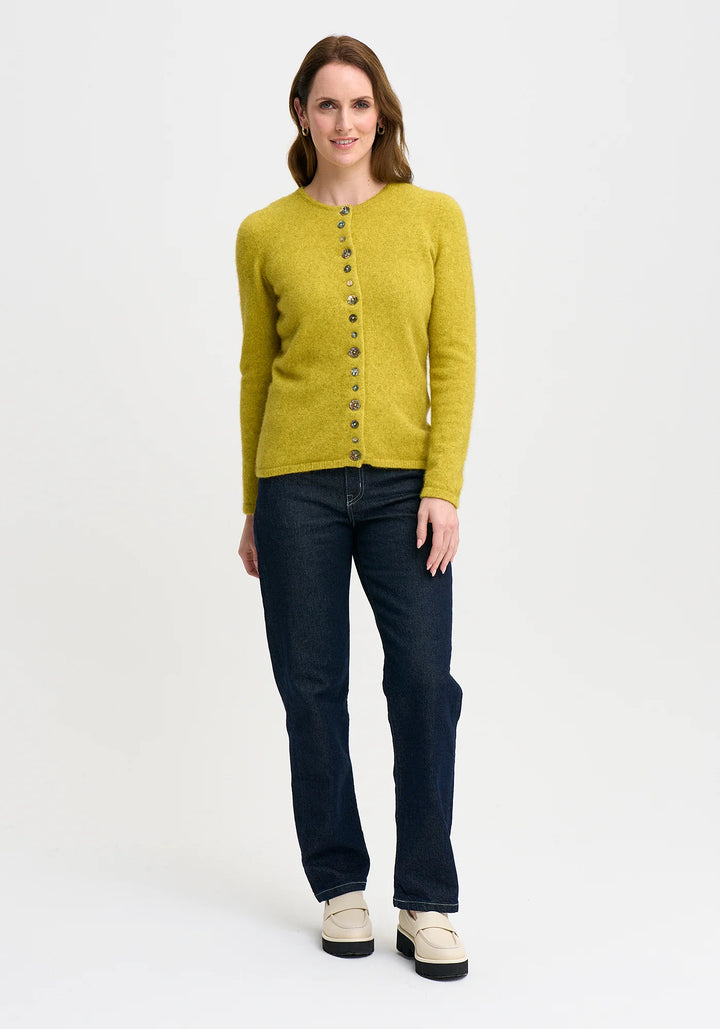 Womens Shell Cardigan Golden Pearl 1736