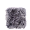 Sheepskin Cushion Cover Dark Grey R407