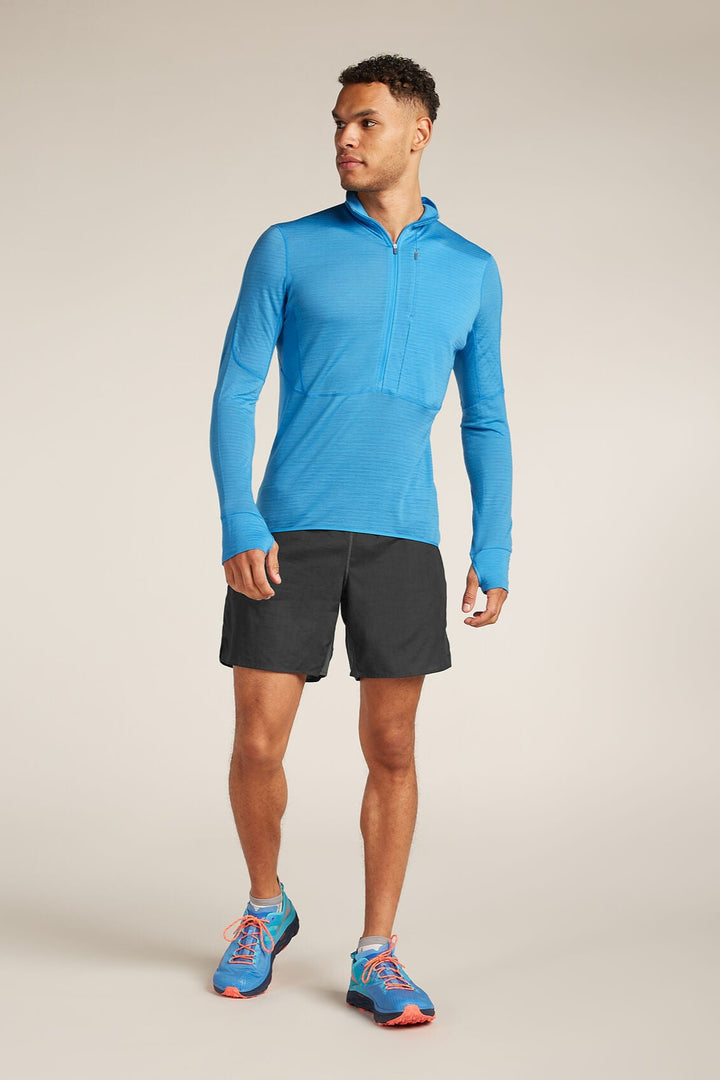 Mens Merino Blend 200 Realfleece™ Descender L S Half Zip Jacket Arctic BA56VY