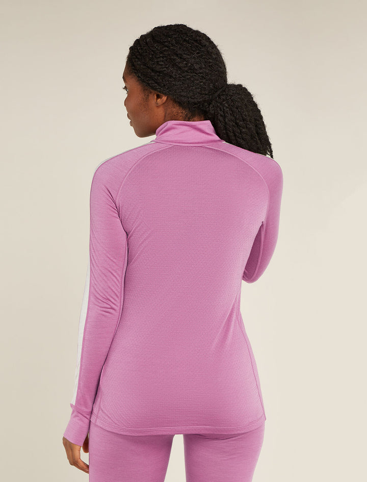Womens 125 ZoneKnit™ LS Half Zip Thermal Top Deco BA56XF