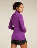 Womens Merino Blend 200 Realfleece™ Descender L S Half Zip Jacket Passion BA56YM
