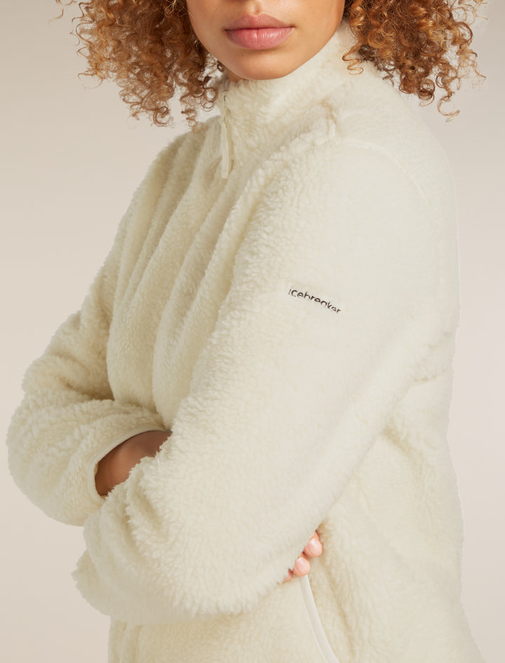 Women Merino Blend 960 RealFleece™ High Pile LS Zip Undyed 0A5729