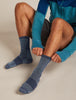 Mens Merino Blend Run+ Ultralight Crew FD Graphite/Snow 0A578W