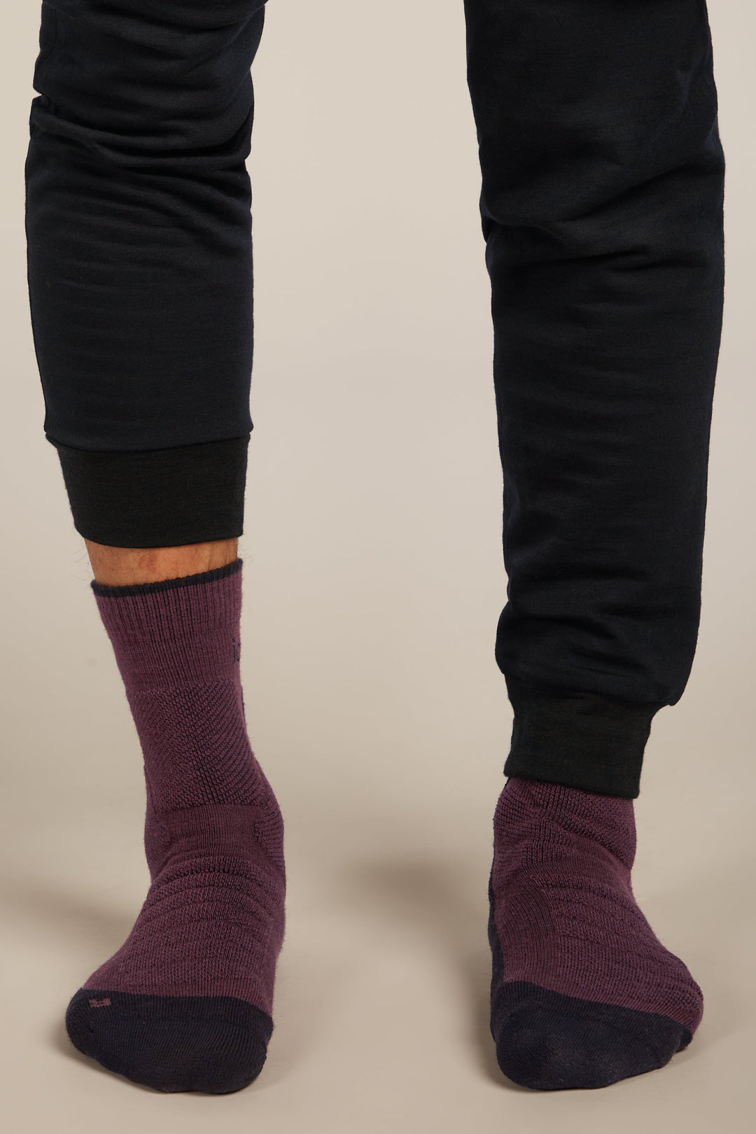 Mens Merino Hike+ Heavy Crew Socks Java/Black 0A578P