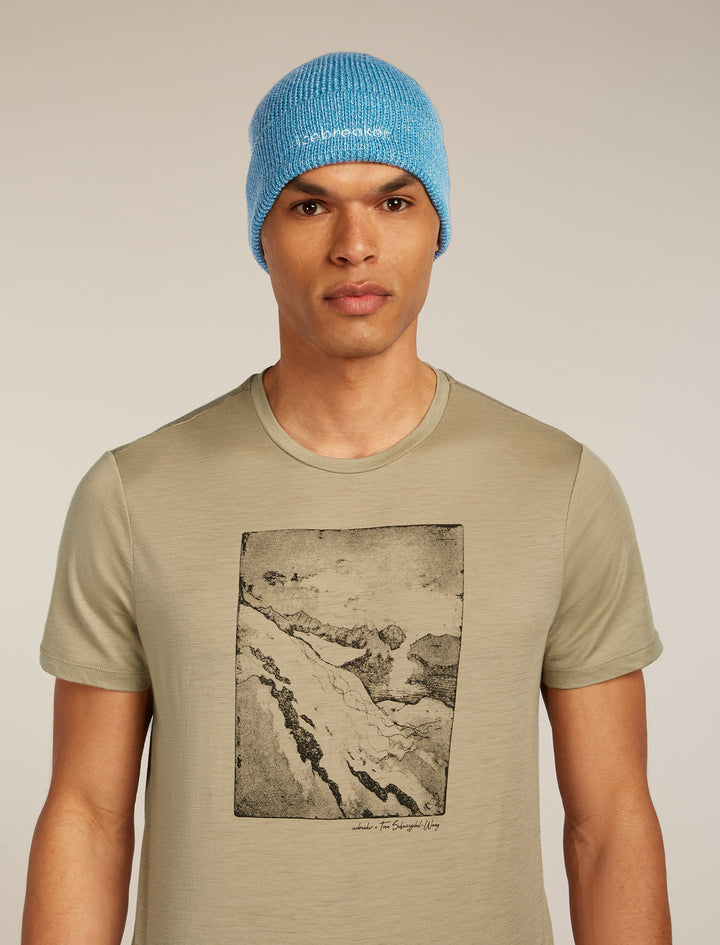 Adult Unisex Merino All Day Toque Beanie Topaz/Hydro 0A573J