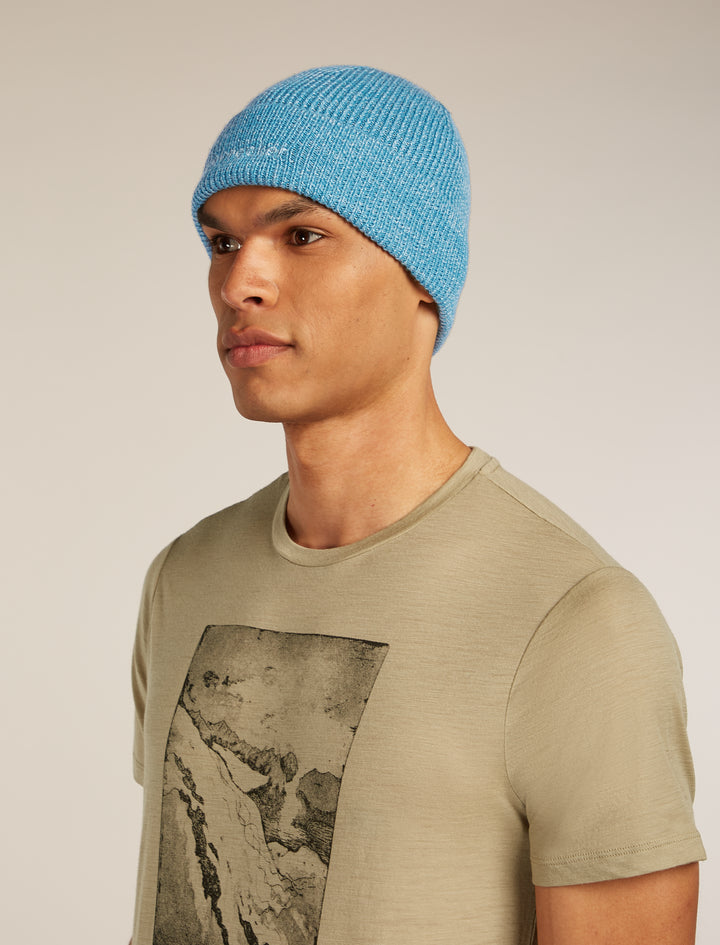 Adult Unisex Merino All Day Toque Beanie Topaz/Hydro 0A573J