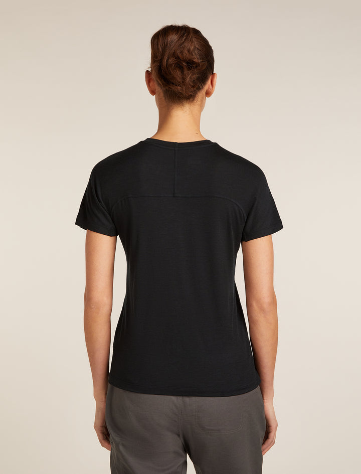 Womens 150 MerinoFine™ Ace Short Sleeve T-Shirt Black A56Y6
