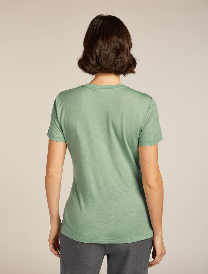 Womens Merino 150 Tech Lite S S T-Shirt Sunrise Summit Seaglass 0A576O