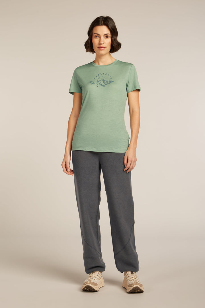 Womens Merino 150 Tech Lite S S T-Shirt Sunrise Summit Seaglass 0A576O