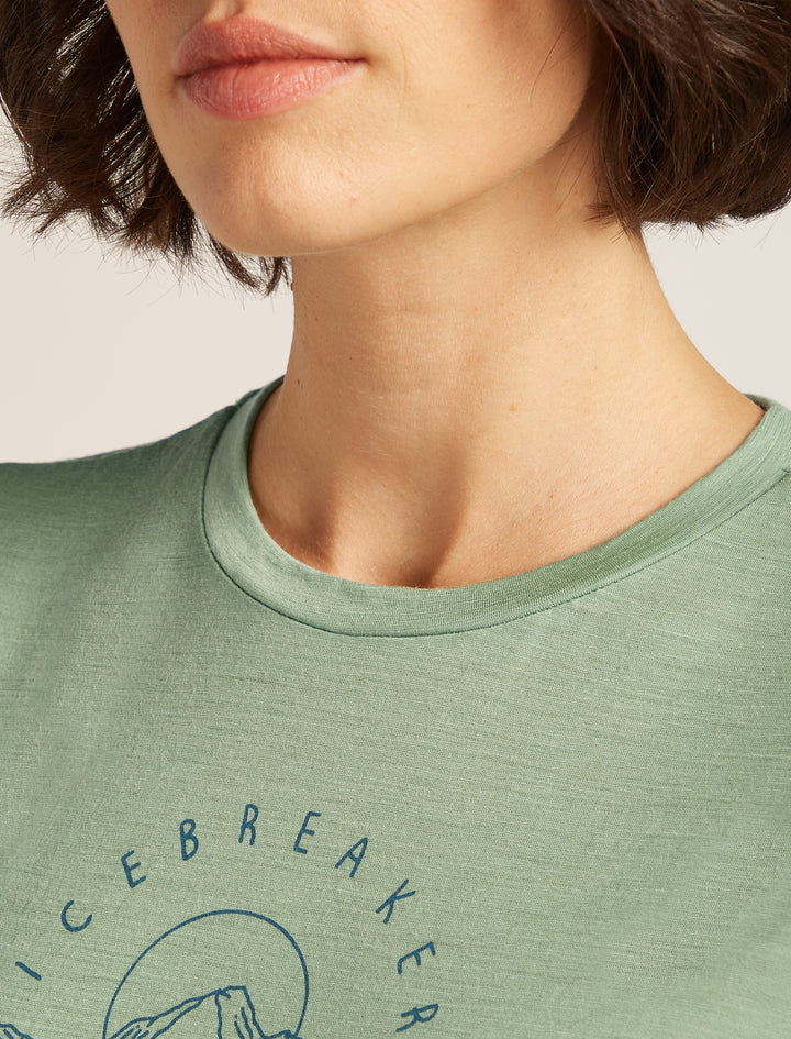 Womens Merino 150 Tech Lite S S T-Shirt Sunrise Summit Seaglass 0A576O