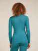 Womens 200 Oasis LS Crewe Topaz 104375
