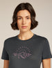 Womens Merino 150 Tech Lite S S T-Shirt Sunrise Summit Obsidian 0A576O