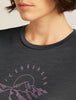 Womens Merino 150 Tech Lite S S T-Shirt Sunrise Summit Obsidian 0A576O