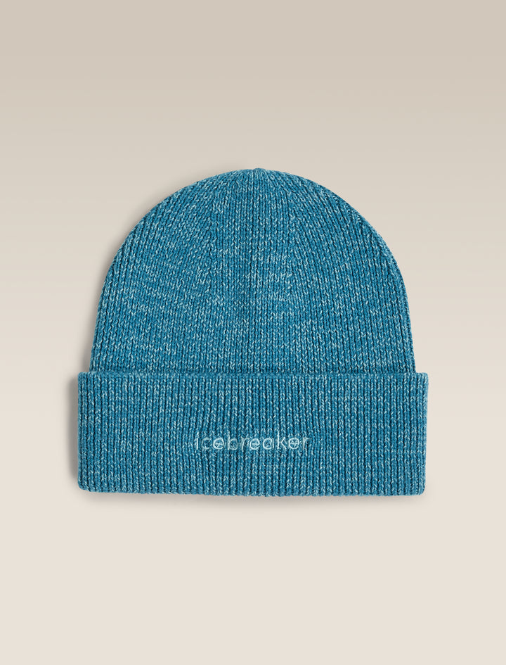 Adult Unisex Merino All Day Toque Beanie Topaz/Hydro 0A573J