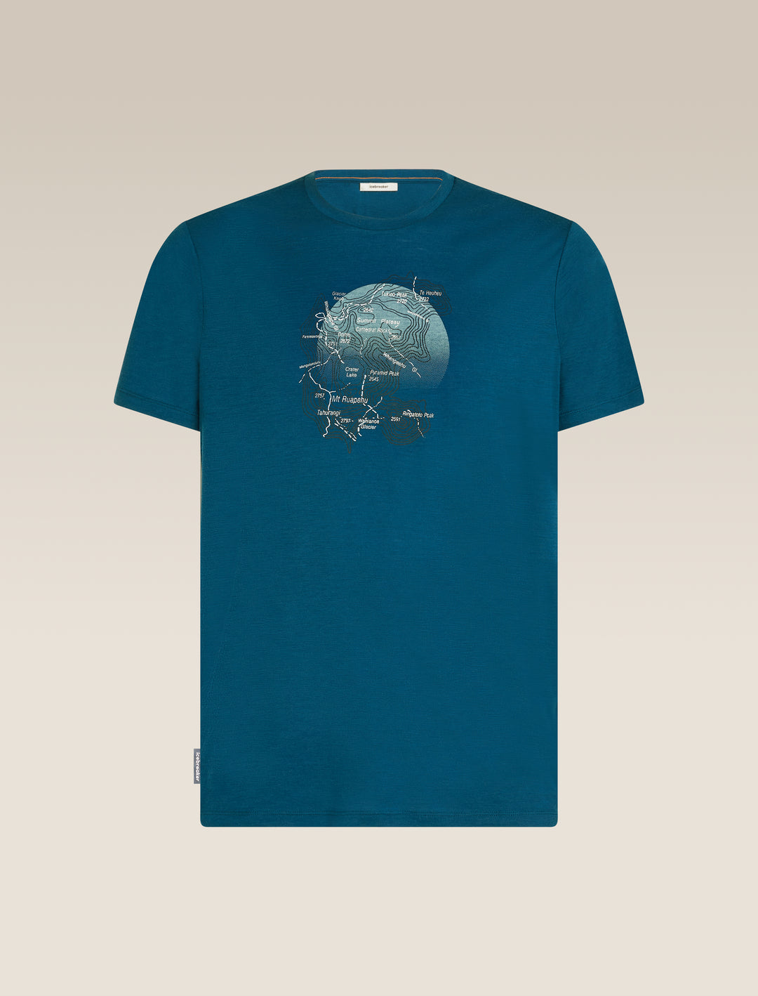 Mens Merino 150 Tech Lite SS Tee Ruapehu Round Atlantis 0A57BT
