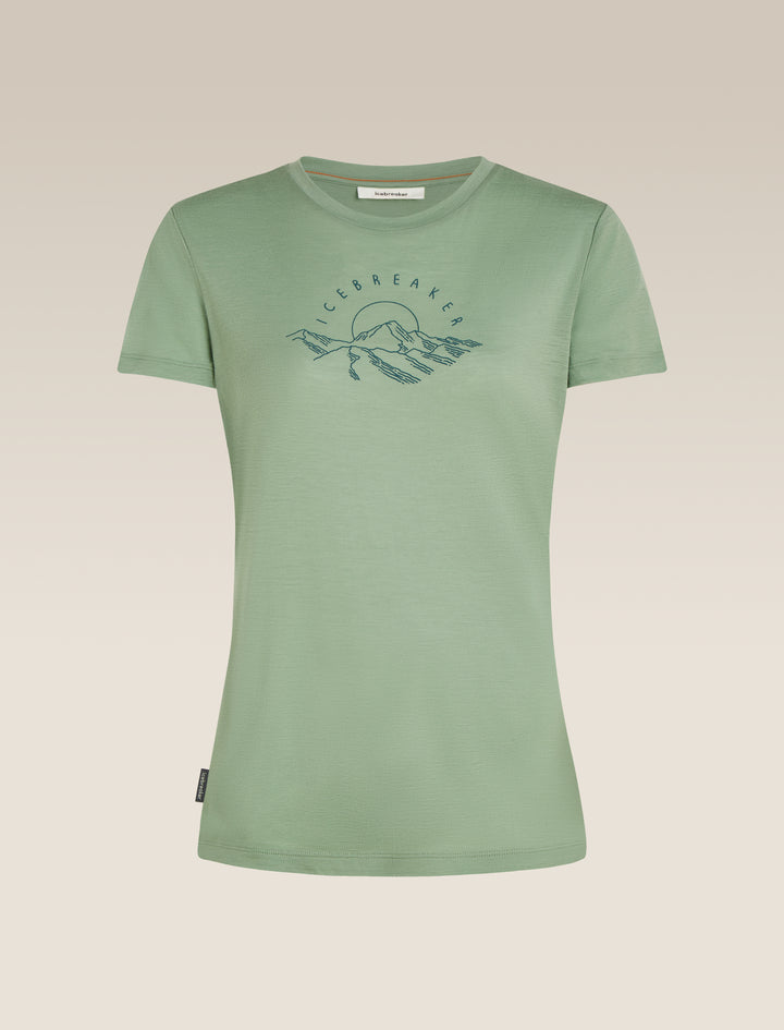 Womens Merino 150 Tech Lite S S T-Shirt Sunrise Summit Seaglass 0A576O