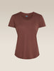 Womens Merino Blend 125 Cool-Lite™ Sphere lll S S  Scoop T-Shirt Carob 0A56ZP