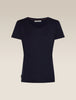 Women Merino 150 Tech Lite SS Scoop Tee Midnight Navy 0A57CF