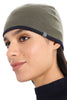 Adult Unisex Merino Reversible Pocket Hat Loden/Midnight Navy IBM200