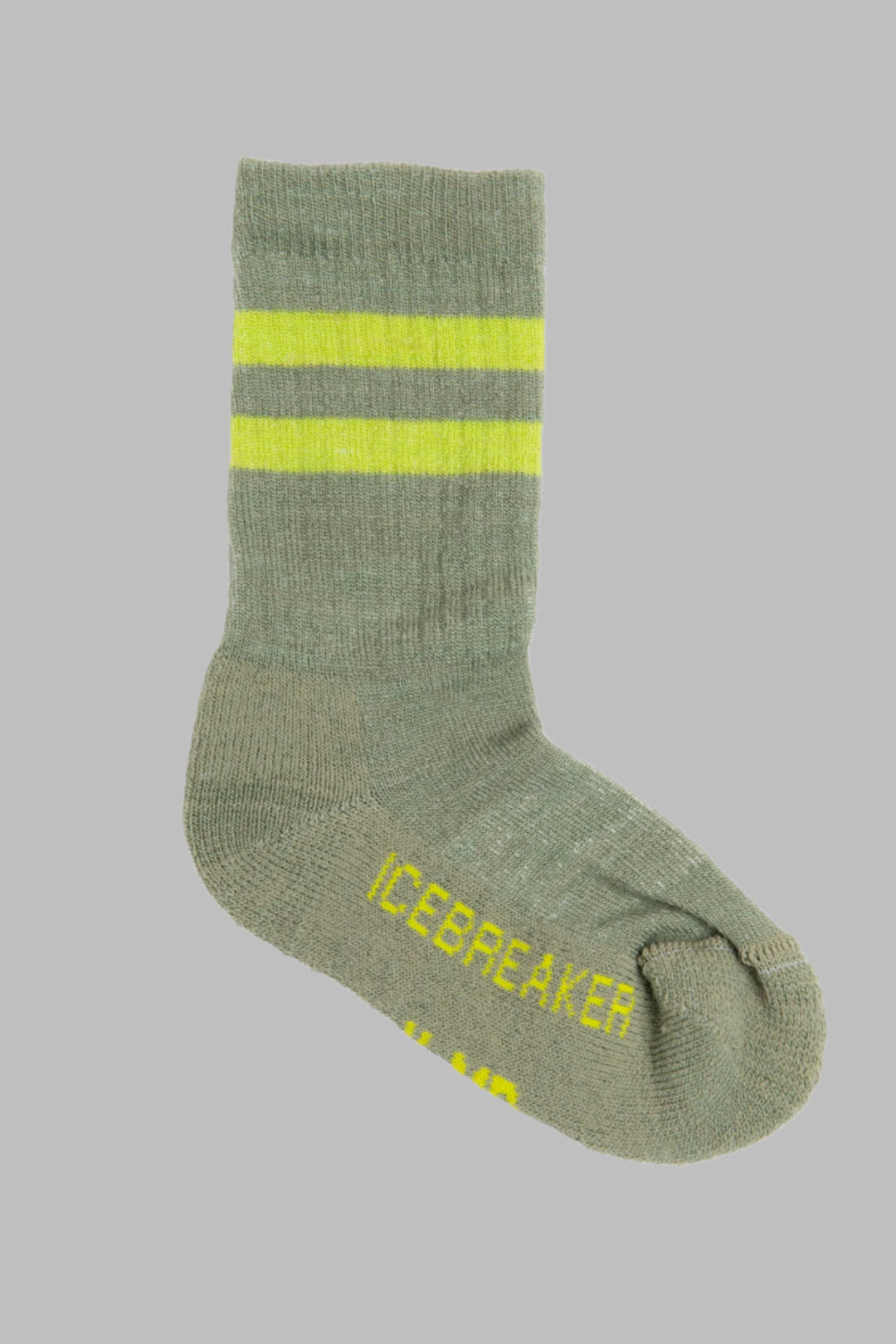 Kids' Merino Blend Hike Light Crew Socks Lichen/Hyper ND06