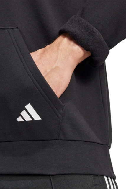 Adidas All Black Logo Hood