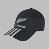 All Black Baseball Cap  3 Stripe JI9315