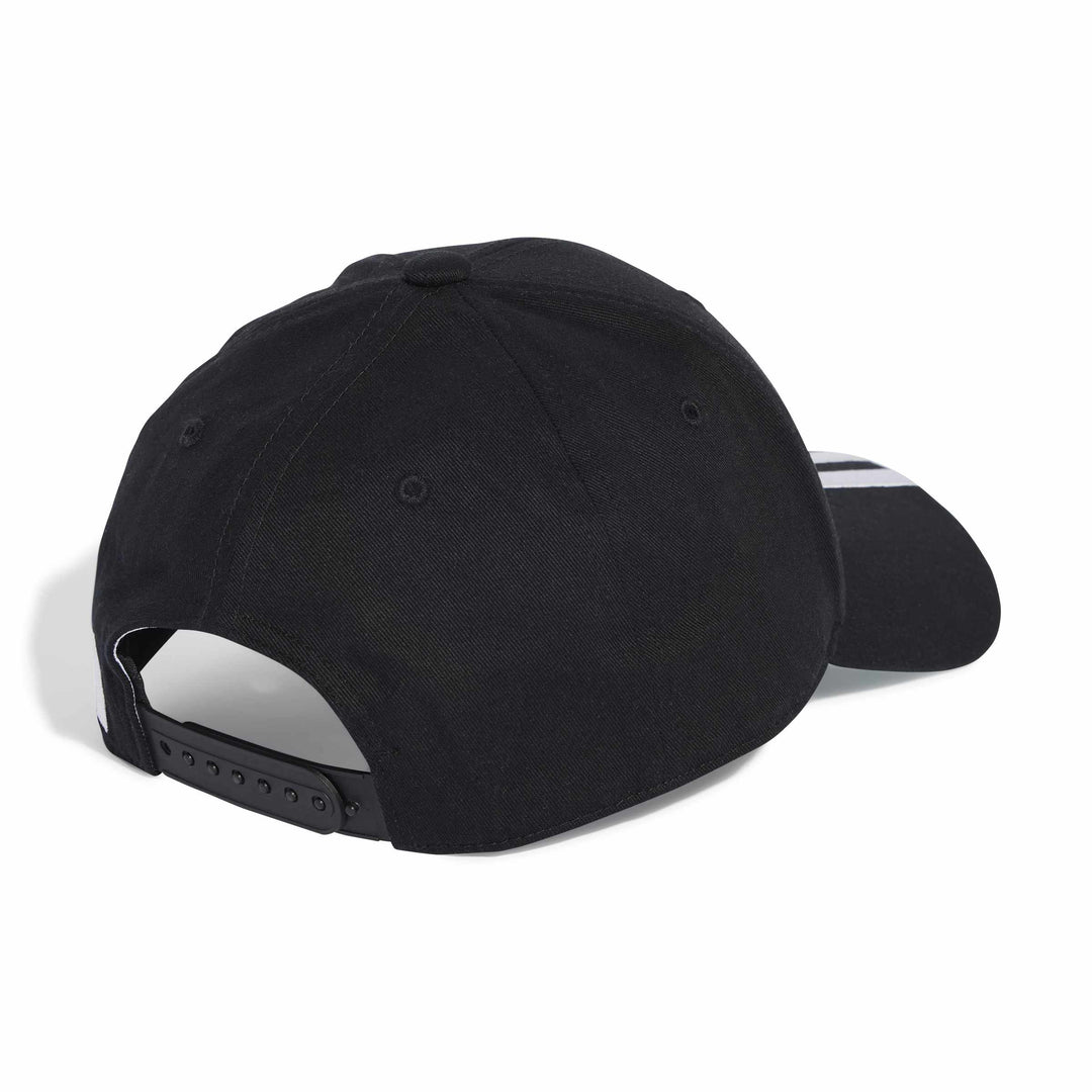 All Black 3-Stripes Baseball Cap JW1458
