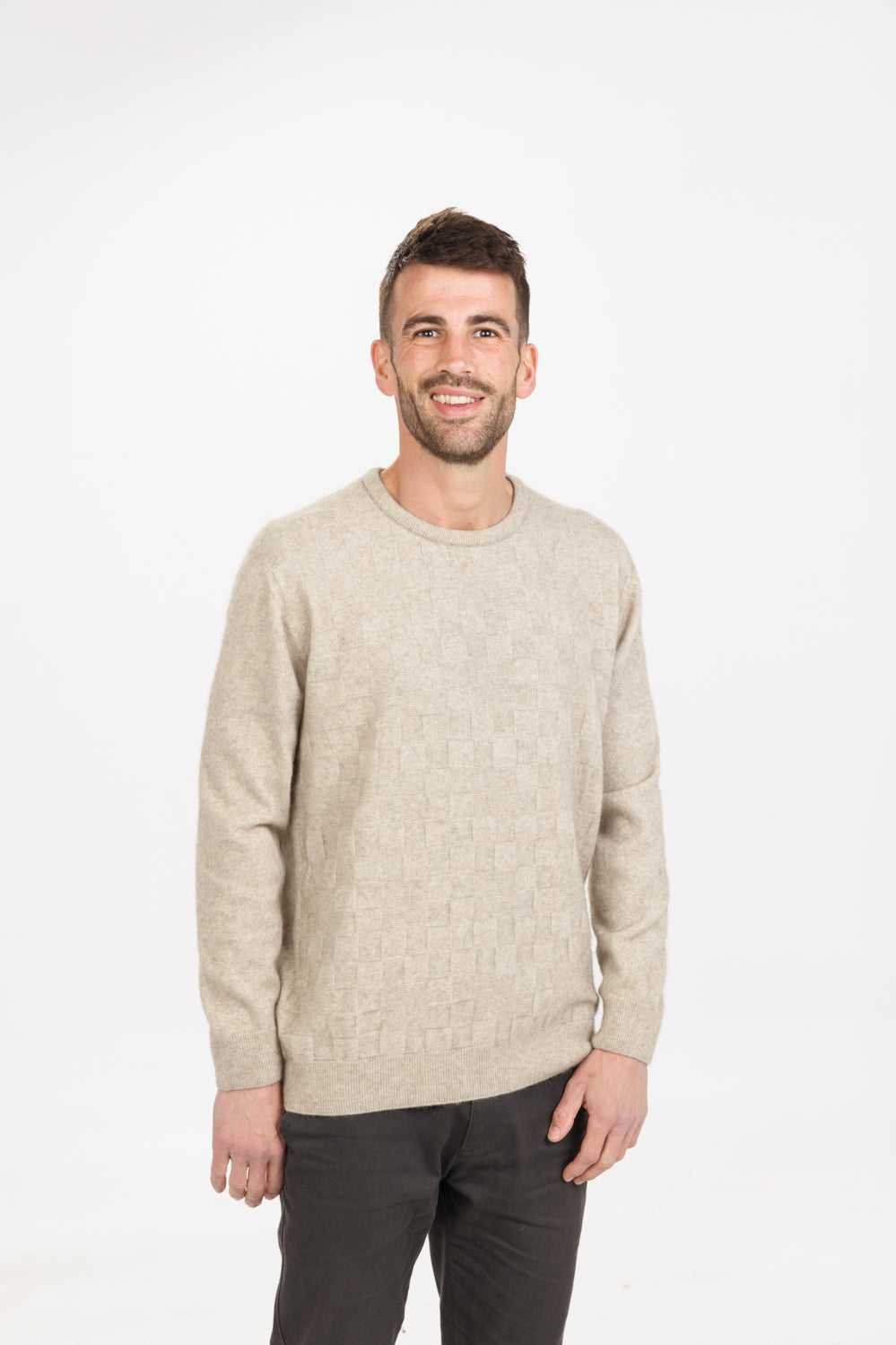 Mens Weave Sweater