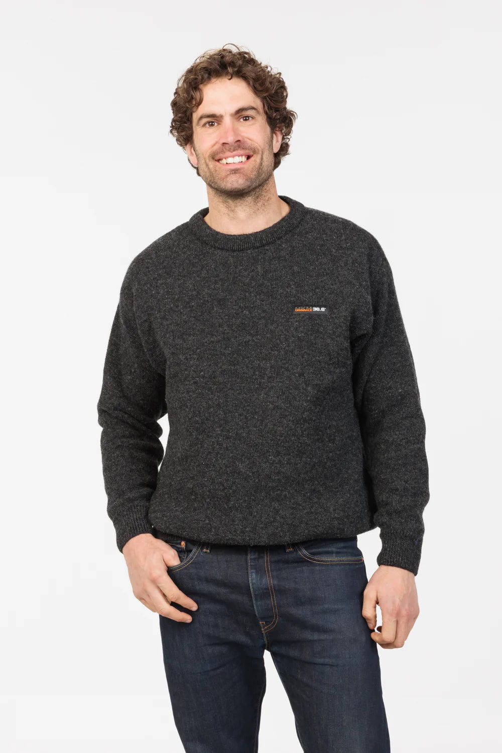 Mens Tasman Crew Coal MS1805