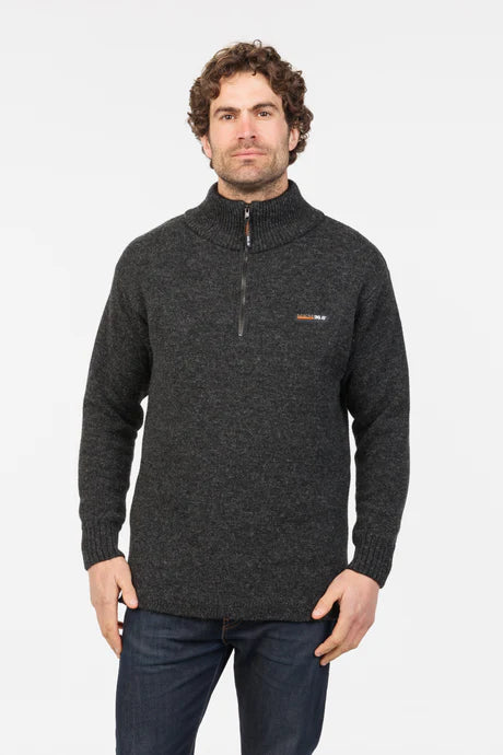 Mens Haast 1/2 Zip Coal MS1806