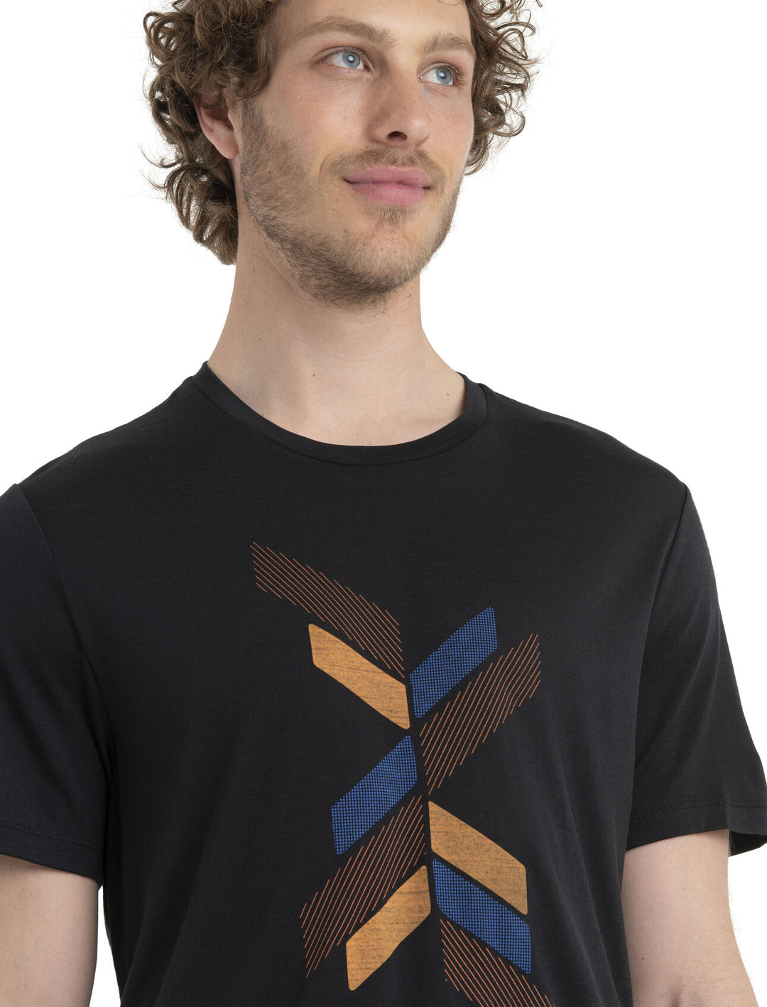 Mens 125 Cool-Lite™ Merino Sphere II Short Sleeve Tee Levels Black 0A56QE