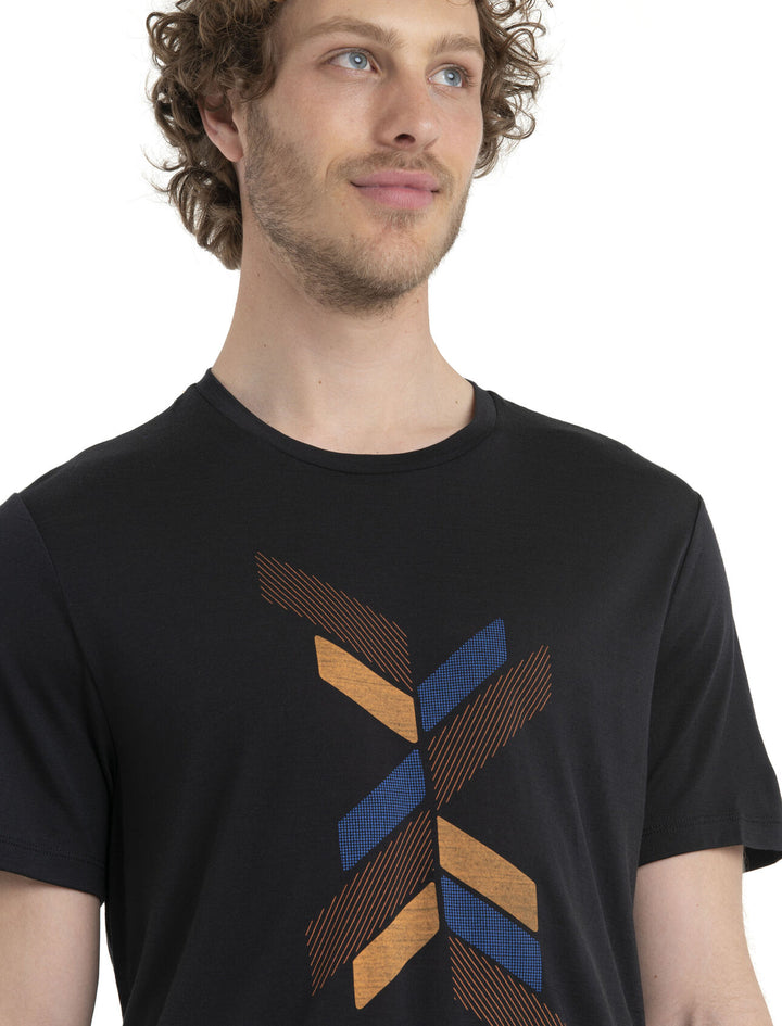 Mens 125 Cool-Lite™ Merino Sphere II Short Sleeve Tee Levels Black 0A56QE