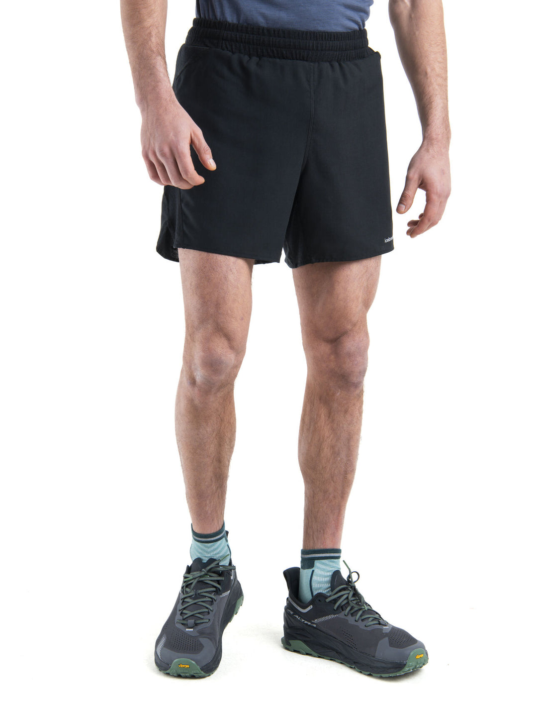 Mens 125 ZoneKnit™ Merino Blend Speed 6" Shorts Black  0A56X9