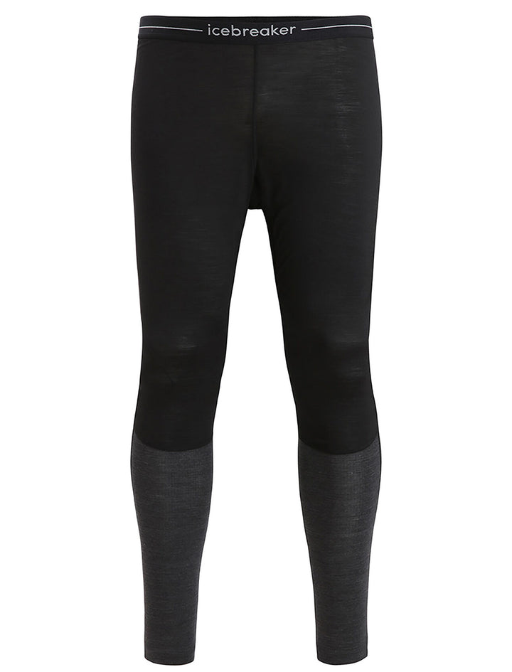 Mens 125 ZoneKnit™ Merino Blend Thermal Leggings Black/Jet Heather 0A56H5