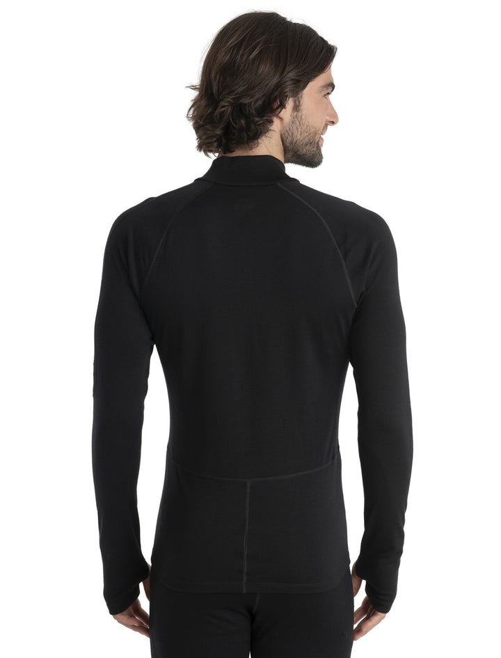 Mens 300 MerinoFine™ Polar LS Half Zip Thermal Top Black BA56Q9